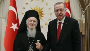 Fener Rum Patriği Bartholomeos, Cumhurbaşkanı Recep Tayyip Erdoğan'ı telefonla arayarak,