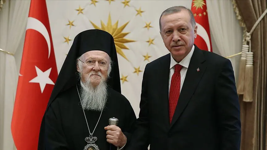 Fener Rum Patriği Bartholomeos'tan Cumhurbaşkanı Erdoğan'a Sümela teşekkürü