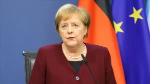 Almanya Başbakanı Angela Merkel, video konferans üzerinden eyalet başbakanlarıyla yaptığı