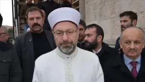 Diyanet İşleri Başkanı Prof. Dr. Ali Erbaş, Malatya'da depremde zarar