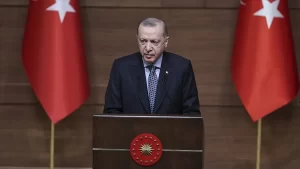 Türkiye Cumhurbaşkanı Recep Tayyip Erdoğan, Cumhurbaşkanlığı Külliyesi'nde düzenlenen Radyo Televizyon