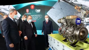 İlk milli helikopter motorunu üreten TUSAŞ Motor Sanayii AŞ'de (TEI)