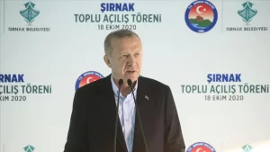 Türkiye Cumhurbaşkanı Recep Tayyip Erdoğan, Şırnak’ta Toplu Açılış Töreni'nde konuştu.
