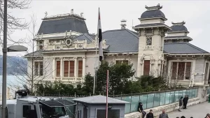 Çağlayan'daki İstanbul Adliyesine avukatıyla gelen Mısır vatandaşı Amr Alaa Albib