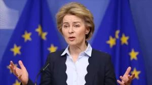 AB Komisyonu Başkanı Ursula von der Leyen, Twitter'dan yayımladığı video