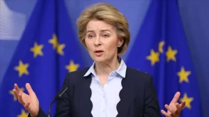 Avrupa Birliği (AB) Komisyonu Başkanı Ursula von der Leyen ve