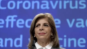 Avrupa Birliği (AB) Komisyonunun sağlıktan sorumlu üyesi Stella Kyriakides, parlamentoda