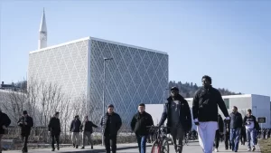 Slovenya'nın başkenti Ljubljana'da inşa edilen ve şehrin ilk camisi olma