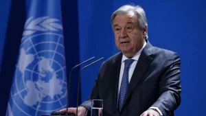Birleşmiş Milletler Genel Sekreteri Antonio Guterres, Güney Afrika'nın hayatını kaybeden
