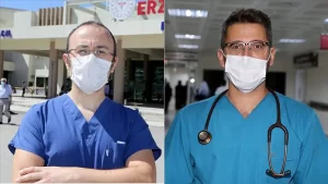 'Erzurum'da yeni tip koronavirüs (Kovid-19 ) ile mücadelede hastaların ilk