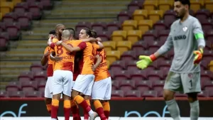 Süper Lig'de 2020-2021 sezonunun ilk hafta maçında Galatasaray, Gaziantep FK'yı