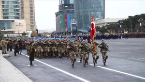 Ermenistan'ın işgali altında kalan toprakların kurtarılması dolayısıyla düzenlenecek tören için