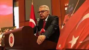 ABD Başkan Yardımcısı Mike Pence'in, Amerikan Ortodoks Başpiskoposu Elpidophoros ile