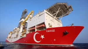 Yavuz sondaj gemisinin, Kıbrıs açıklarında hidrokarbon arama çalışmalarına devam edeceği