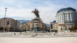 Kuzey Makedonya'da Kovid-19 salgını nedeniyle ilk kez 18 Mart'ta ilan