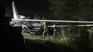 Ukrayna'nın Harkov bölgesinde askeri uçağın düşmesi sonucu hayatını kaybedenlerin sayısı