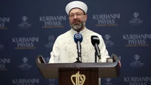 Diyanet İşleri Başkanlığından yapılan yazılı açıklamaya göre, Diyanet İşleri Başkanı