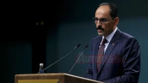 Cumhurbaşkanlığı Sözcüsü Kalın, FAZ Gazetesine yaptığı açıklamada, "Halkımız arasında Avrupa’nın,