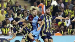 Süper Lig'in 3. haftasında Fenerbahçe, sahasında Trabzonspor ile 1-1 berabere
