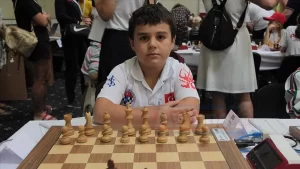 Yağız Kaan Erdoğmuş, 2019 Avrupa Yaş Grupları Satranç Şampiyonası'nda 8