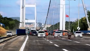 Fatih Sultan Mehmet (FSM) Köprüsü, üstyapı ve derz onarım çalışmalarının