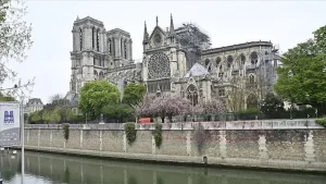   Fransa'nın başkenti Paris'te geçen hafta çıkan yangında büyük zarar
