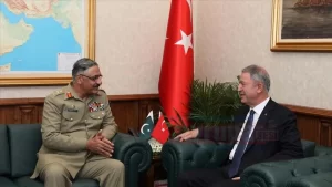 Milli Savunma Bakanı Hulusi Akar, Pakistan Genelkurmay Başkanı Orgeneral Zübeyir