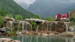 Çin'in Yünnan eyaletinin Tibet Özerk Bölgesi sınırındaki Liciang kasabasının tarihi,