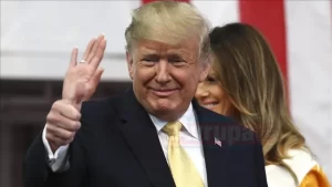ABD Başkanı Donald Trump, Beyaz Saray'da düzenlenen bir etkinlikte basın