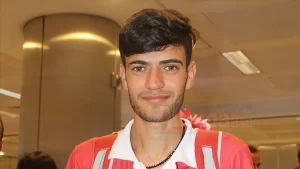Avrupa 20 Yaş Altı Atletizm Şampiyonası'nda mücadele eden Ömer Amaçtan,