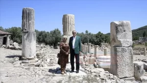 Cumhurbaşkanı Recep Tayyip Erdoğan, Muğla'nın Yatağan ilçesindeki Eskihisar Mahallesi'nde bulunan