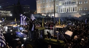 Vergilendirme sistemindeki değişikliklere karşı çıkan Yunan çiftçilerin haftalardır sürdürdüğü eylemler,