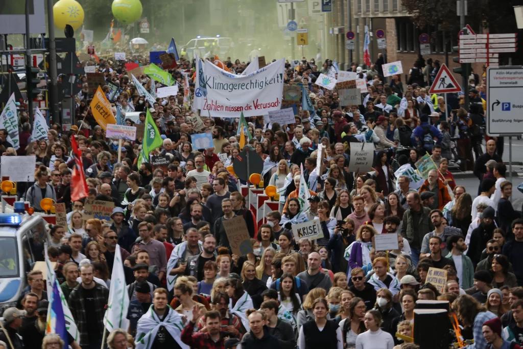 Almanya'da iklim protestosu