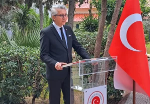  Yunanistan'da Pire'deki Türk Şehitliği'nde 18 Mart Şehitleri Anma Günü