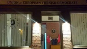 Avrupalı Türk Demokratlar Birliğinin (UETD) Almanya’nın Dinslaken kentindeki şubesine sabaha