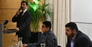 Avrupa Türk Demokratlar Birliği (UETD) Genel Başkanı Zafer Sırakaya, 100