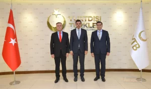 Bir dizi temaslarda bulunmak üzere Ankara’da bulunan Uluslararası Demokratlar Birliği