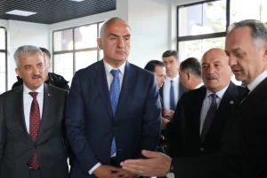 Kültür ve Turizm Bakanı Mehmet Nuri Ersoy, Erzincan'da çeşitli ziyaretlerde