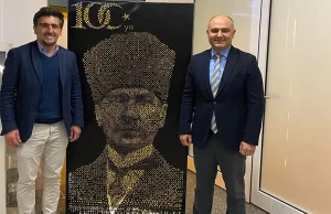 Cumhuriyetin 100. Yılı vesilesiyle Essen Başkonsolosluğu'na iş insanı Yüksel Kafalı