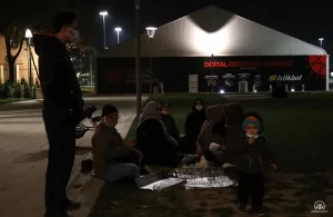 Konya'da depremden korkarak dışarı çıkanlar yaşadıklarını anlattı