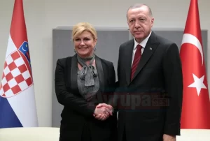 Türkiye Cumhurbaşkanı Recep Tayyip Erdoğan, Hırvatistan Cumhurbaşkanı Kolinda Grabar Kitaroviç
