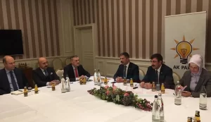 Bir dizi temaslarda bulunmak üzere Almanya gelen AK Parti Genel