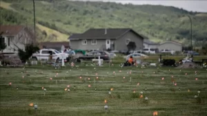 Kanada’nın Saskatchewan eyaletine bağlı Keeseekose First Nation bölgesindeki iki eski