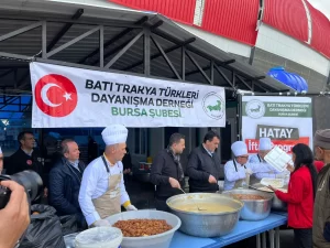 BTTDD Bursa Şubesi geleneksel iftar programını Hatay'da gerçekleştirdi.