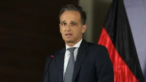 Almanya Dışişleri Bakanı Heiko Maas, Hanau kentinde 19 Şubat 2020'de