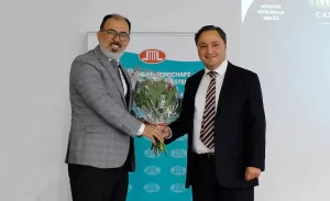 Kur’an-ı Kerim ve ilahilerin de okunduğu program, görev süresi sona