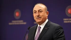 Dışişleri Bakanı Çavuşoğlu, Stockholm'da terör örgütü PKK yandaşlarının Cumhurbaşkanı Erdoğan'ı