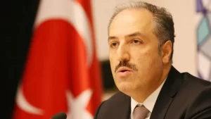 Brüksel’de UETD’nin basın mensuplarıyla düzenlediği toplantıya katılan AK Parti milletvekili