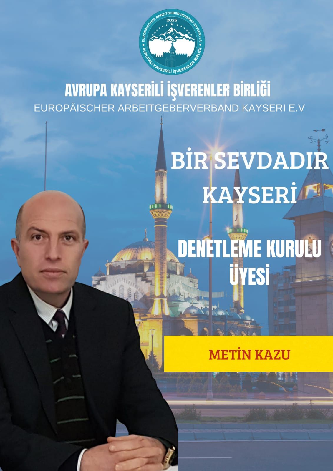 Avrupa Kayserili İşverenler Birliği’nin Ramazan Bayram Mesajı