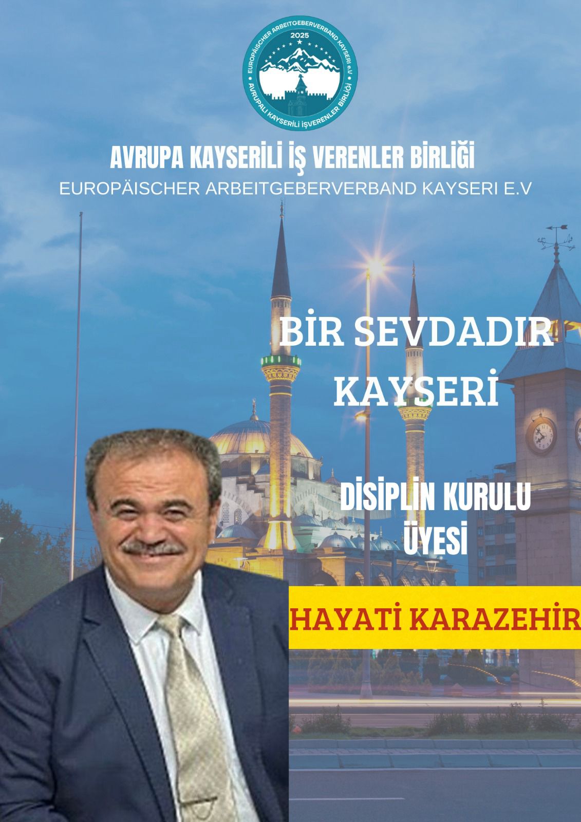 Avrupa Kayserili İşverenler Birliği’nin Ramazan Bayram Mesajı